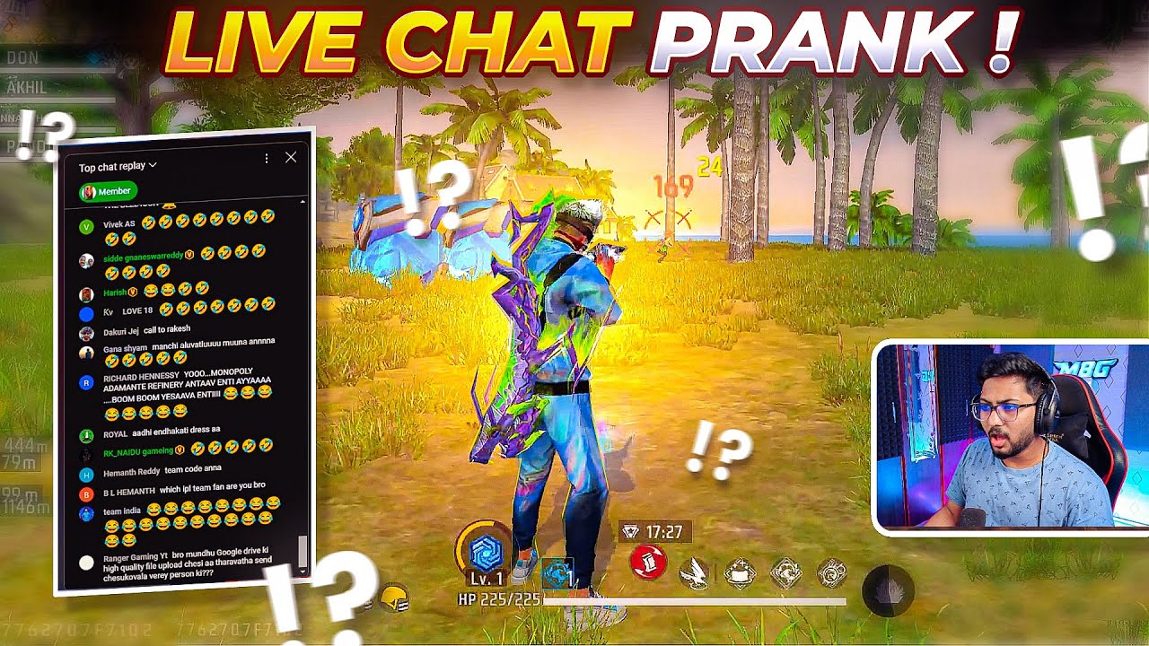 My Subscribers Pranked On Me In Live Stream 😢😂 - Free Fire Telugu - MBG ARMY