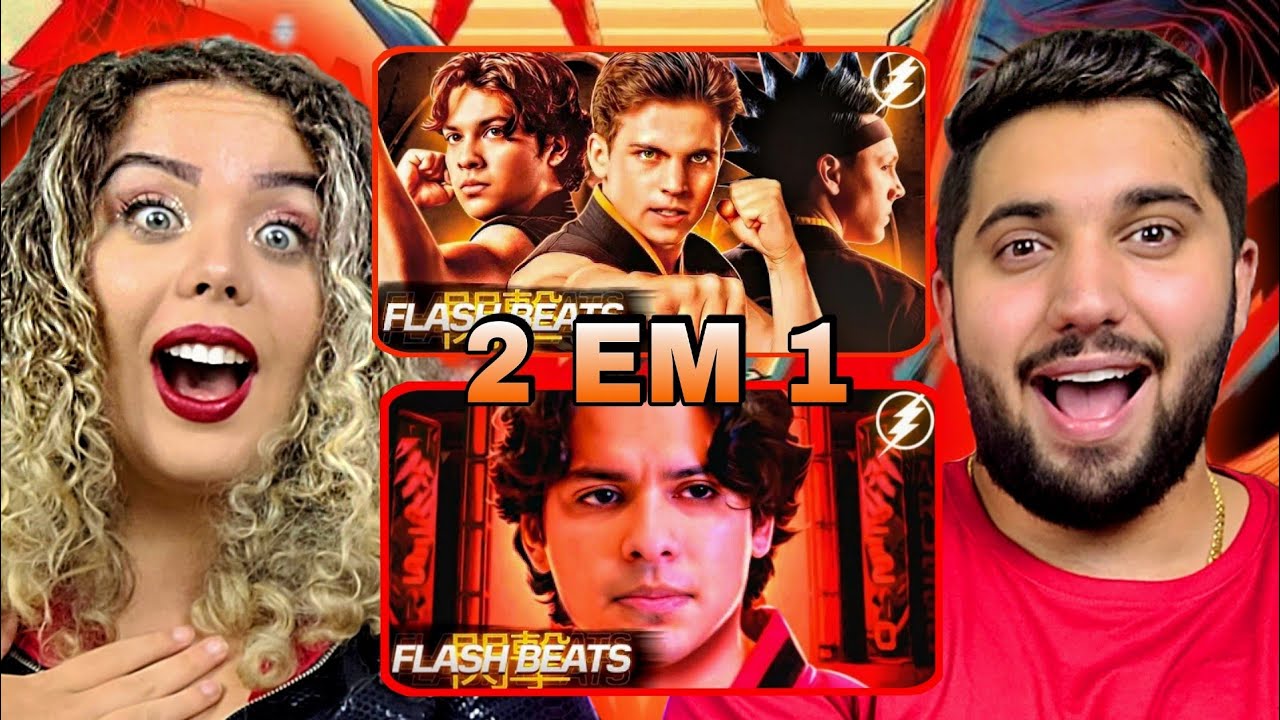 REACT-|2 EM 1|Rap do Miguel 2 E Os Mais Fortes | Ft. @AniRap e @Sting Raps | FlashBeats