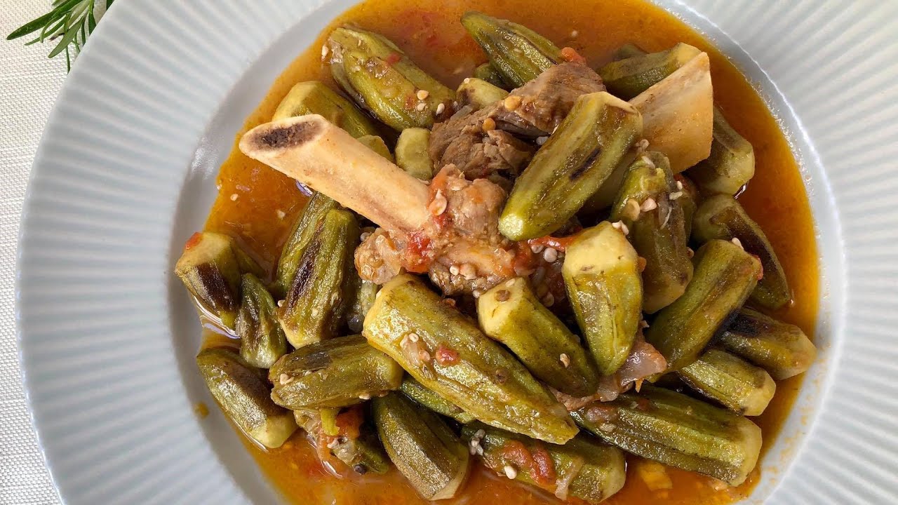 Gjelle tradicionale me Bamje dhe Mish 🥩