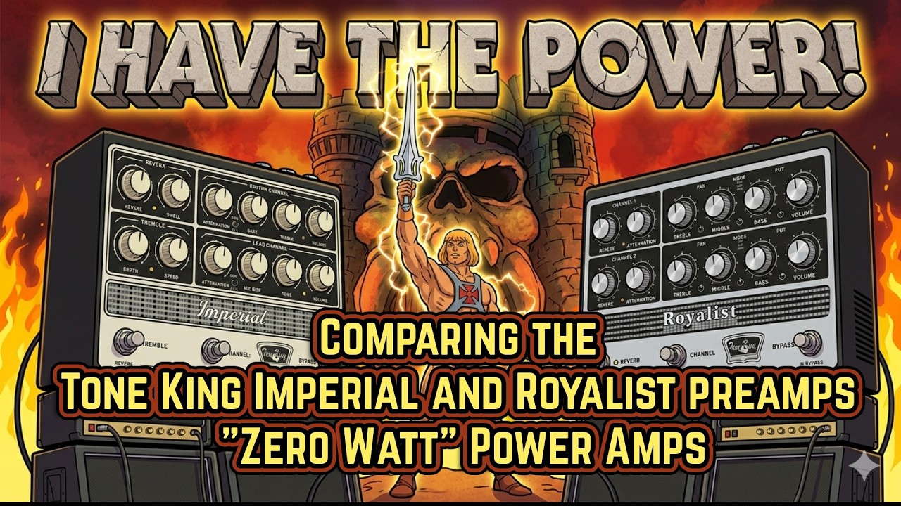 Tone King Imperial and Royalist Zero Watt Power Amp Comparison!  #toneking #guitar #guitarist
