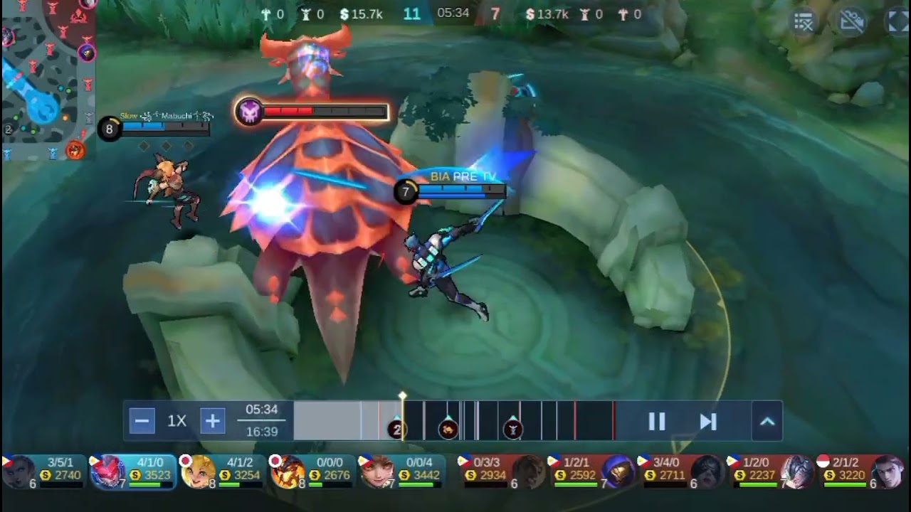 Saber 11 KILLS + Roam - mobile legends 