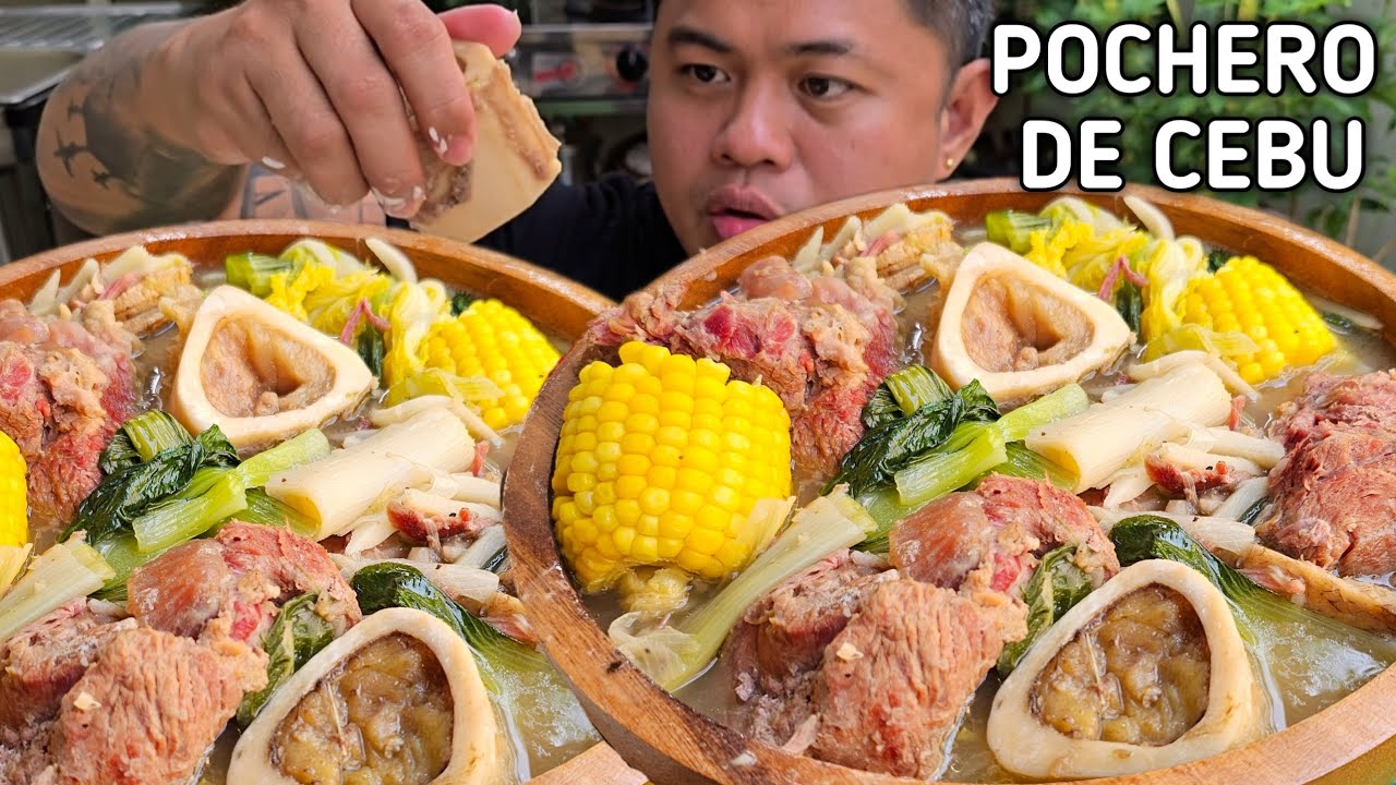 POCHERO DE CEBU | BULALO | OUTDOOR COOKING | MUKBANG PHILIPPINES