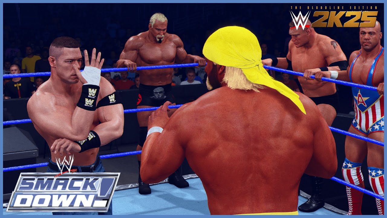 WWE 2K25 / WWE Smackdown - Команда Сины против команды Хогана