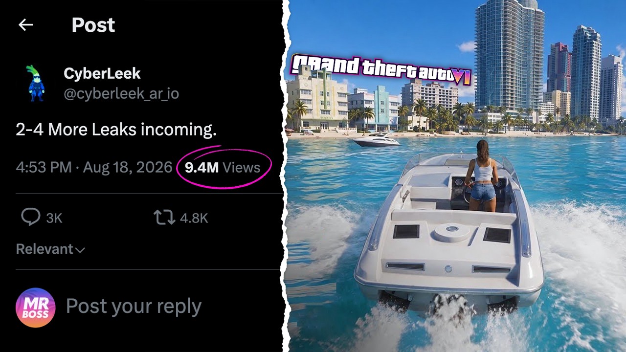 ВСЁ, что мы знаем о Cyberleek и слитых кадрах геймплея GTA 6!