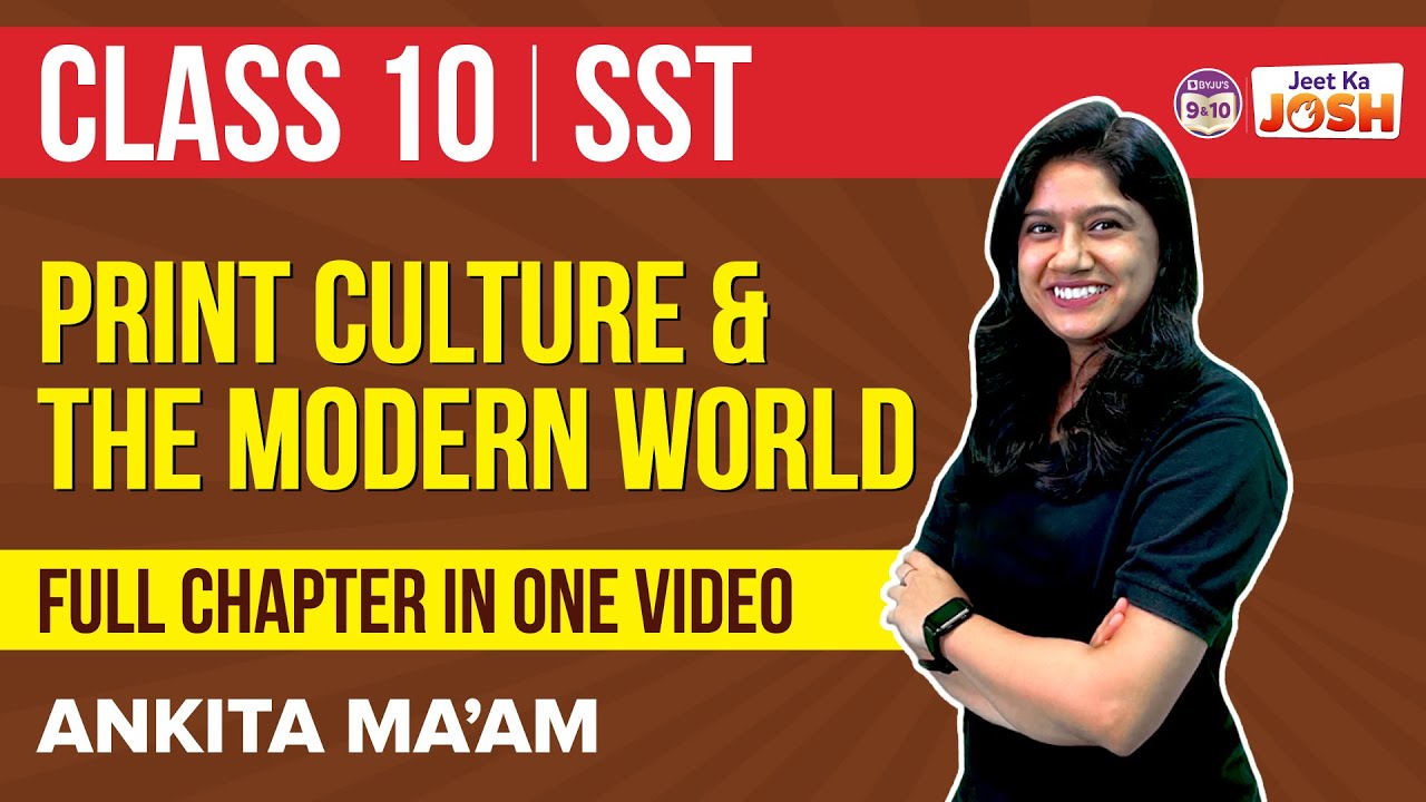 Print Culture and the Modern World in One-Shot Class 10 SST History | CBSE Class 10 Boards | BYJU'S
