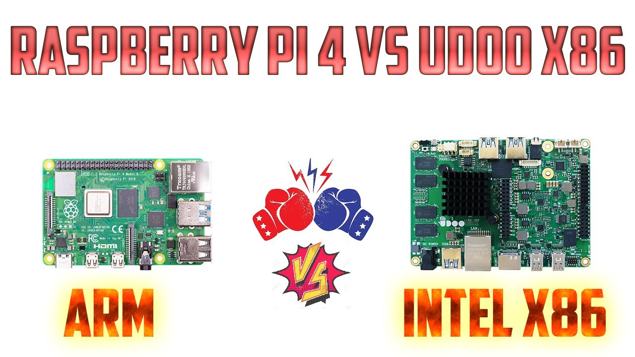 Raspberry Pi 4 Vs UDOO x86 Ultra