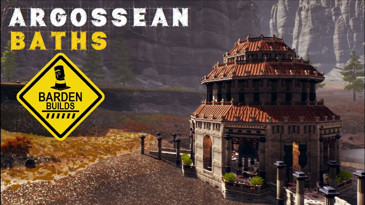 Conan Exiles: Argossean Baths (Speed Build/ No Mods)