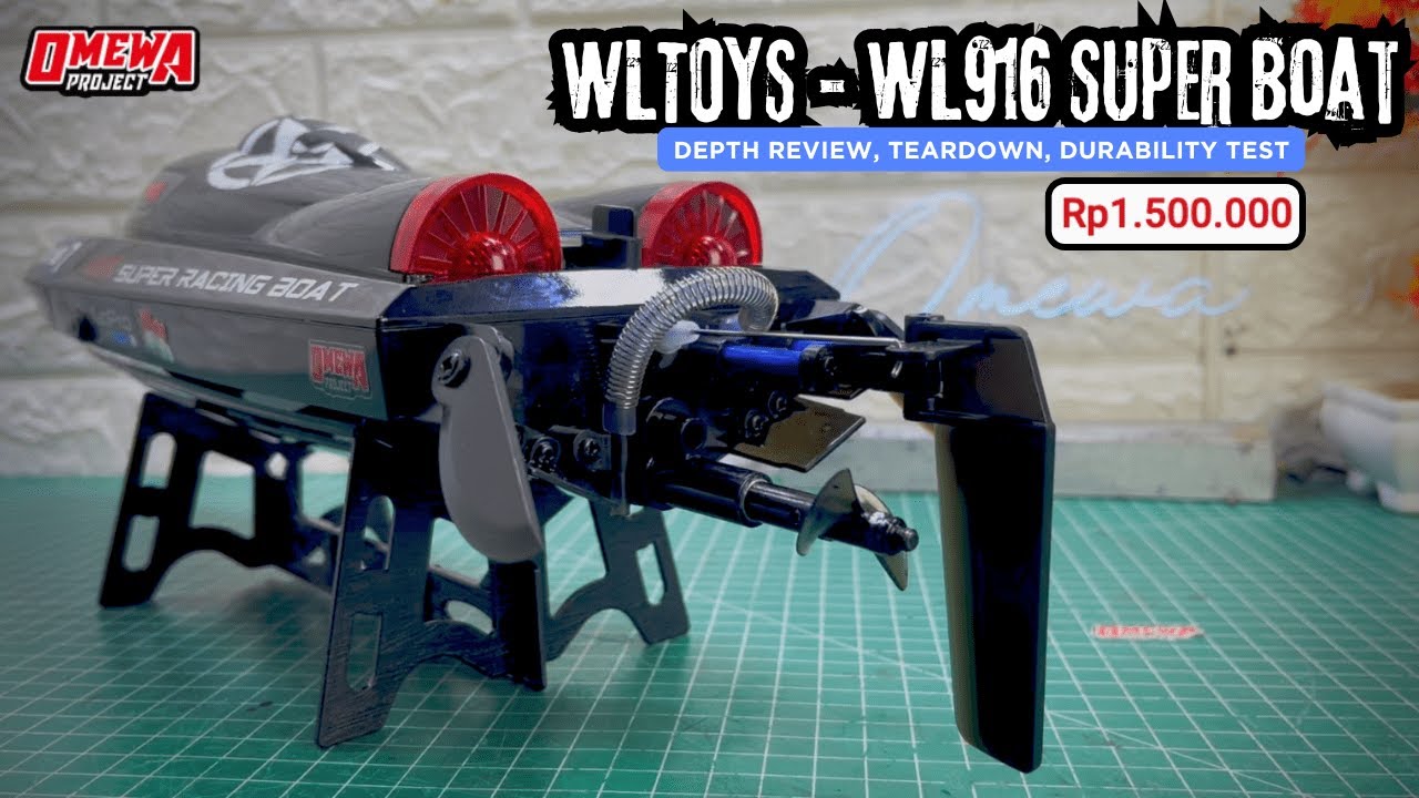 Saya mengakui selama ini saya “SALAH” tentang WLTOYS WL916 SUPER BOAT  ||#omewa #wltoys #rcboat