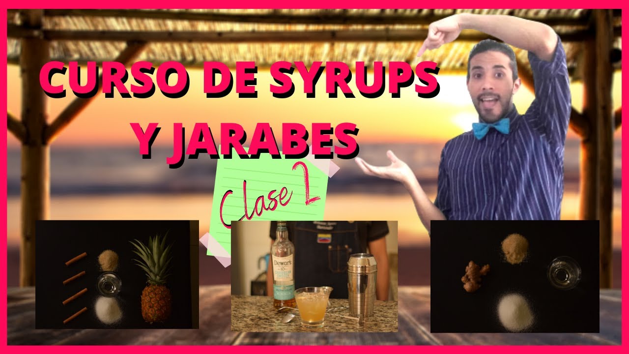 🍯 Cómo hacer SYRUP de MIEL & JENGIBRE y SYRUP DE ESPECIAS |📓CURSO DE SYRUPS Y JARABES🍸
