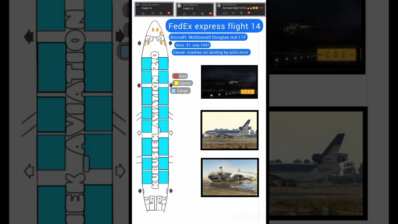 FedEx express flight 14 (seat map) #airplane #airdisasters #aviation #planecrash #fedex14