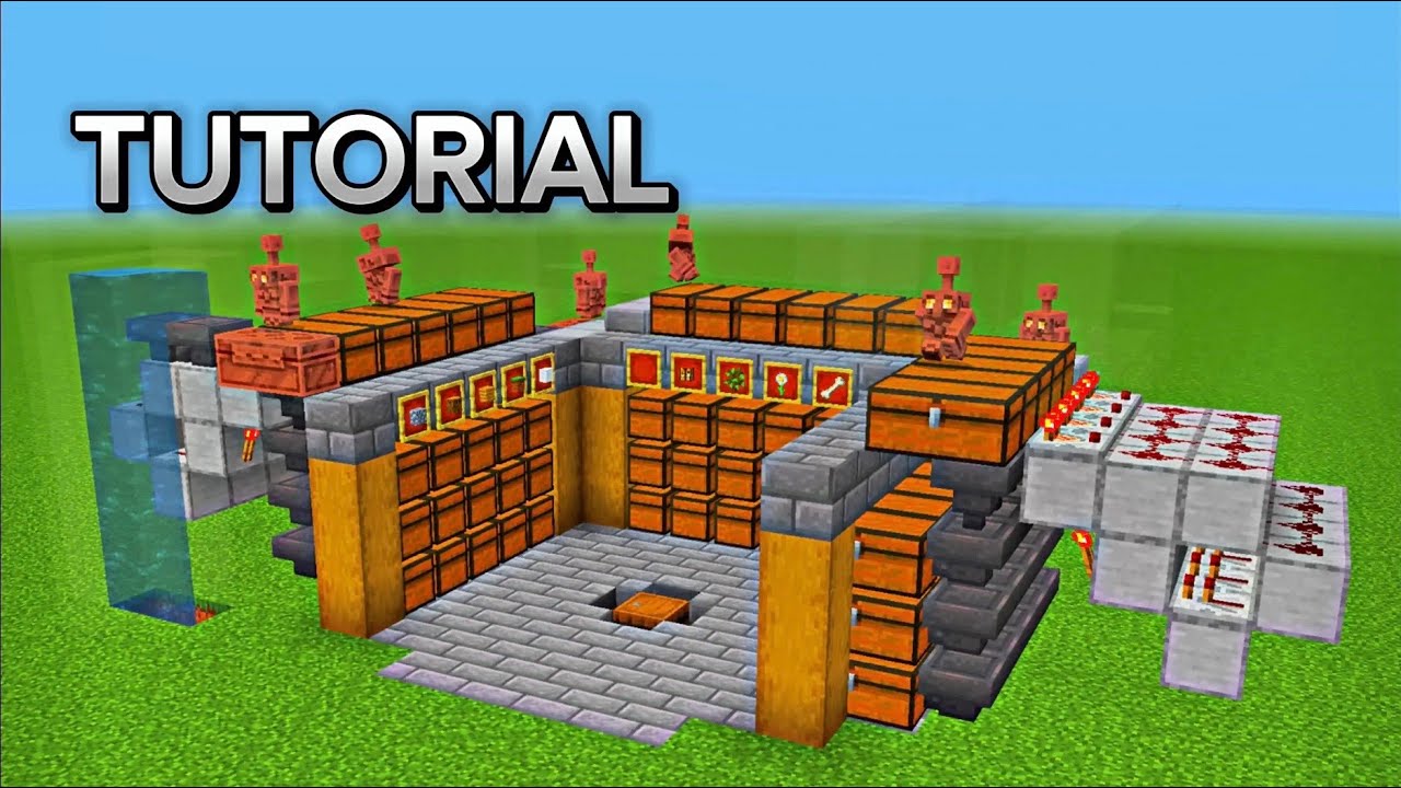 O MELHOR ARMAZÉM AUTOMÁTICO COM GOLEM DE COBRE - Minecraft | Tutorial 