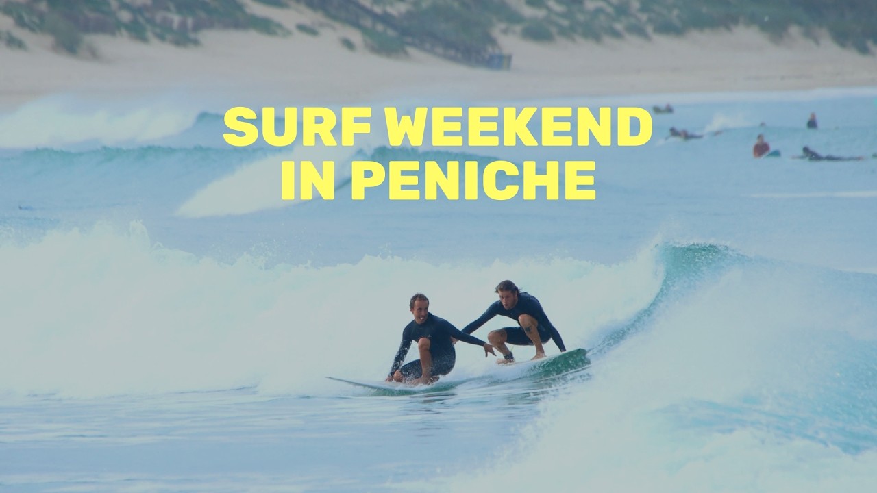 Surf Weekend in Peniche Portugal with Friends + Board Collection for a Good Cause