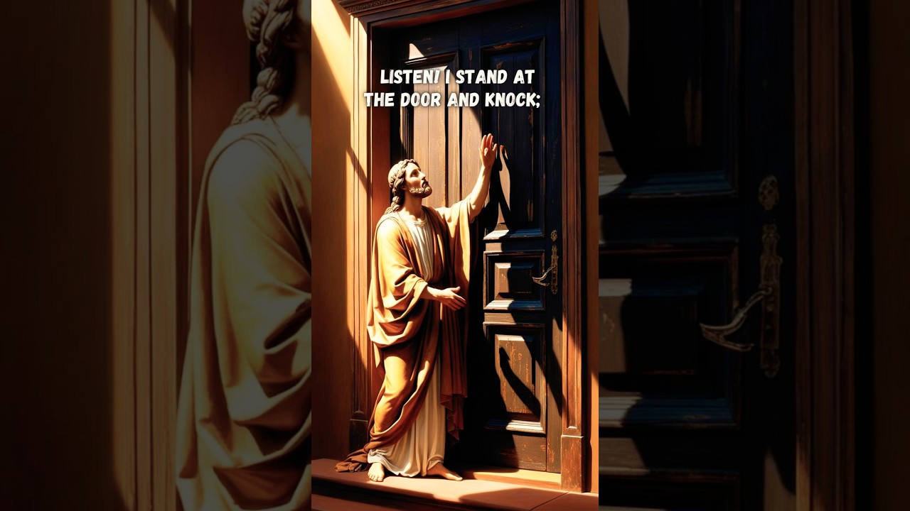 Jesus Is Knocking: Will You Open the Door? | Revelation 3:20 #godsword #holyspirit  #revelation #god