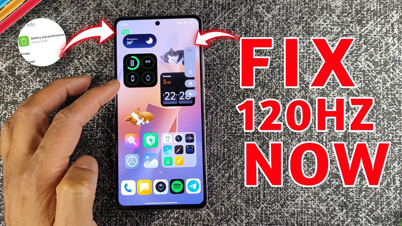 Fix Lag In HyperOS For Redmi, Poco & Xiaomi Device- Fix 120HZ In HyperOS In all Apps Like YouTube