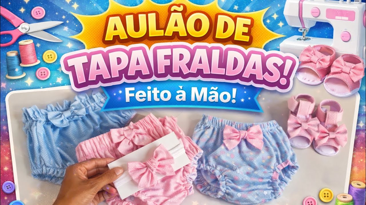 Tapa Fralda/Diy /Feito a Mão