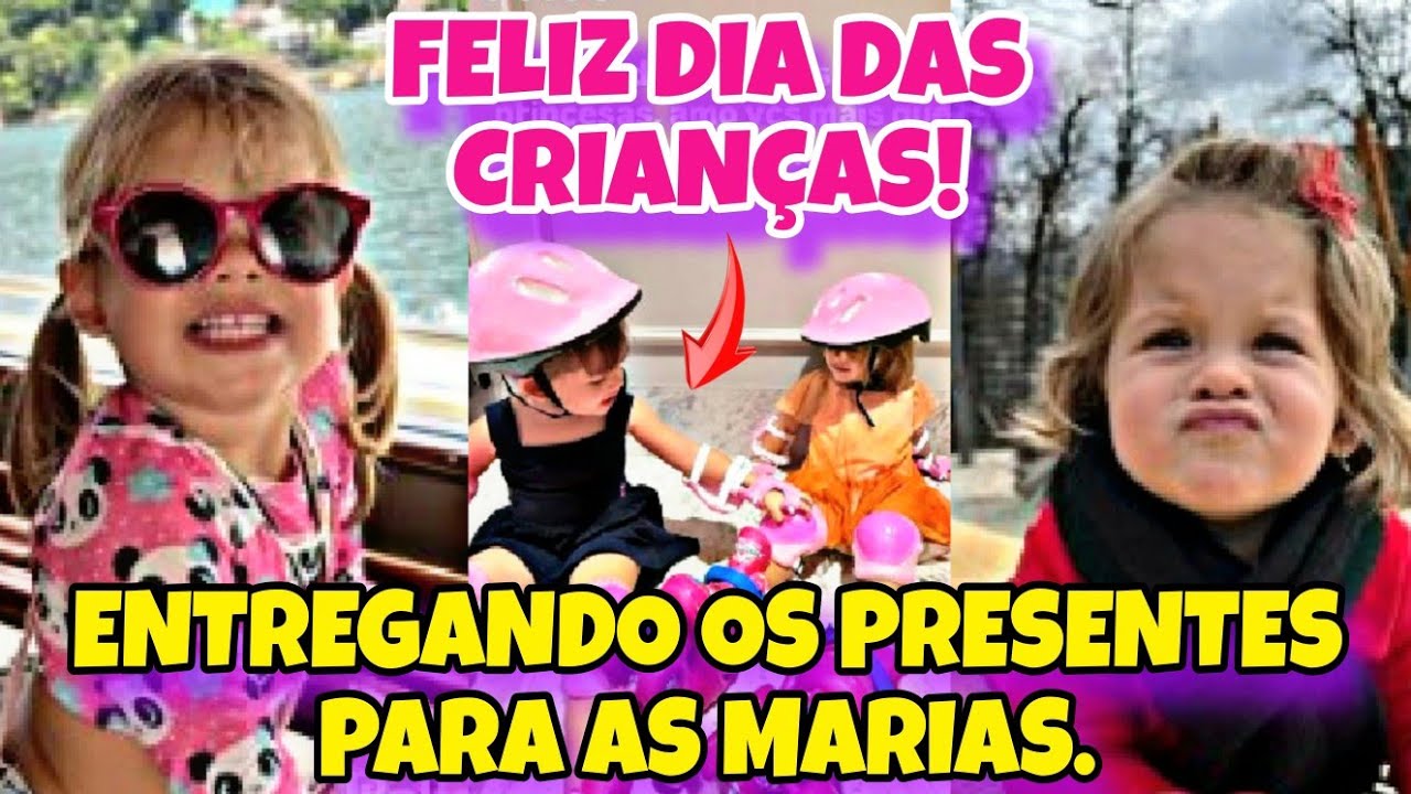 💖💜💙FELIZ DIA DAS CRIANÇAS! VIRGÍNIA SURPREENDEU AS MARIAS COM UM LINDO CAFÉ DA MANHÃ E PRESENTES.