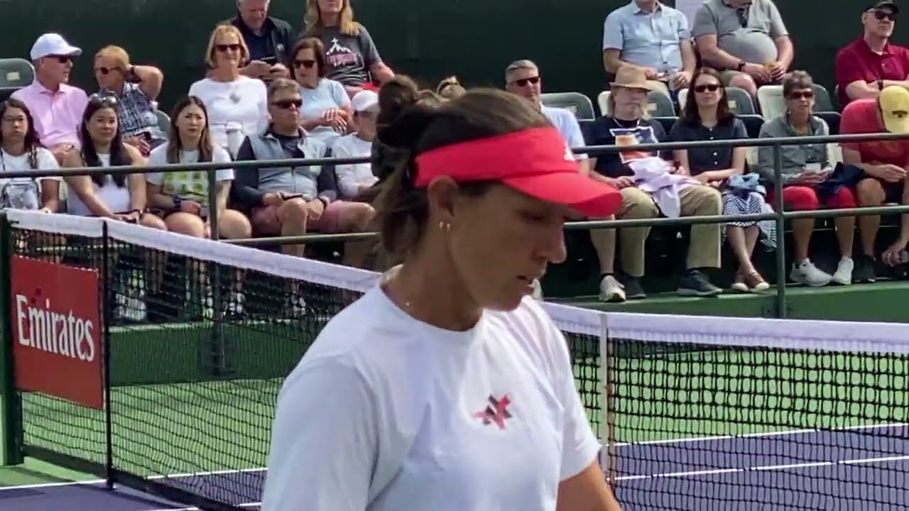 Madison Keys vs Jessica Pegula: Stunning Female Tennis Players in Practice #WTA #IndianWells 108