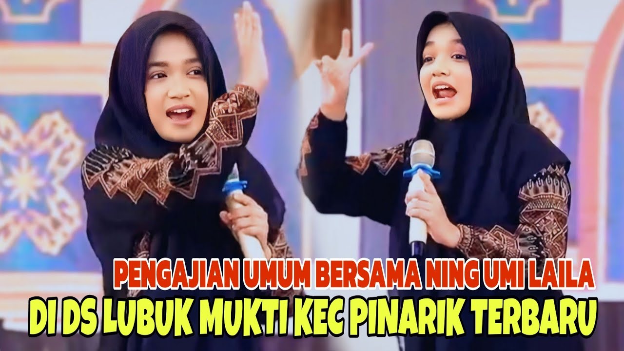 PENGAJIAN UMUM BERSAMA NING UMI LAILA DI DS LUBUK MUKTI KEC PENARIK KAB MUKOMUKO