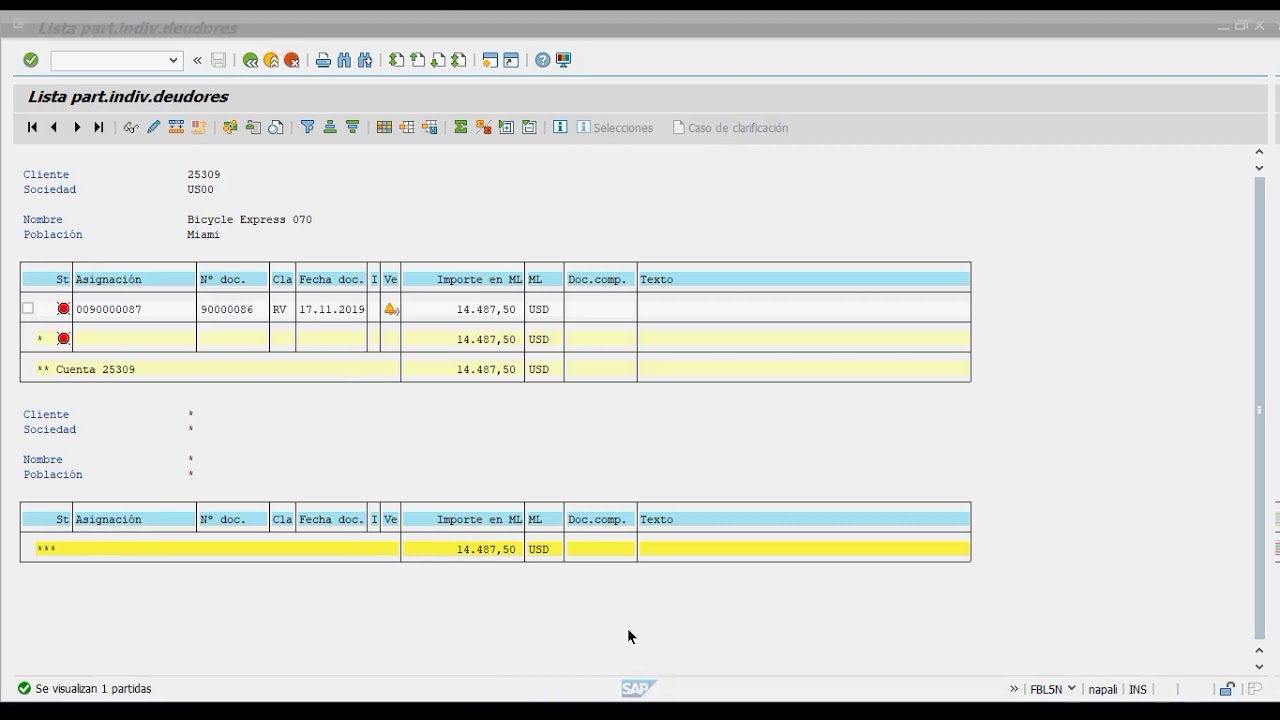 Pasos Iniciales con SAP SD - 16 - Contabilización de Registro de Pago por Cliente
