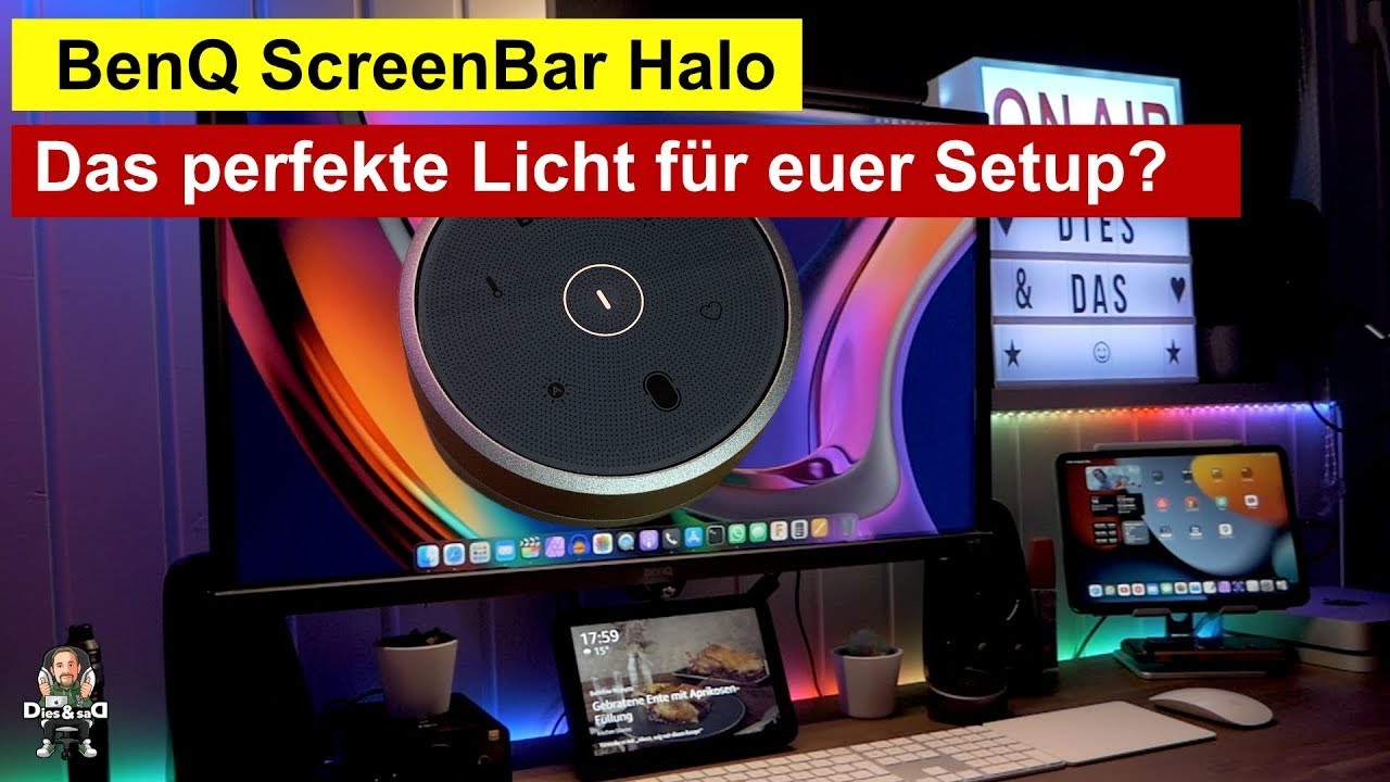 BenQ ScreenBar HALO - Das für deinen Schreibtisch!