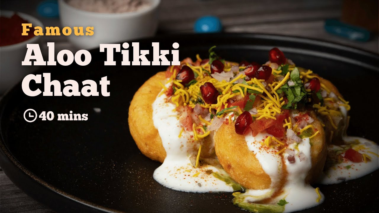 Aloo Tikki Chaat | Crispy Aloo Tikki | Chaat Recipes | Street Food Recipe | Snack Recipes | Cookd