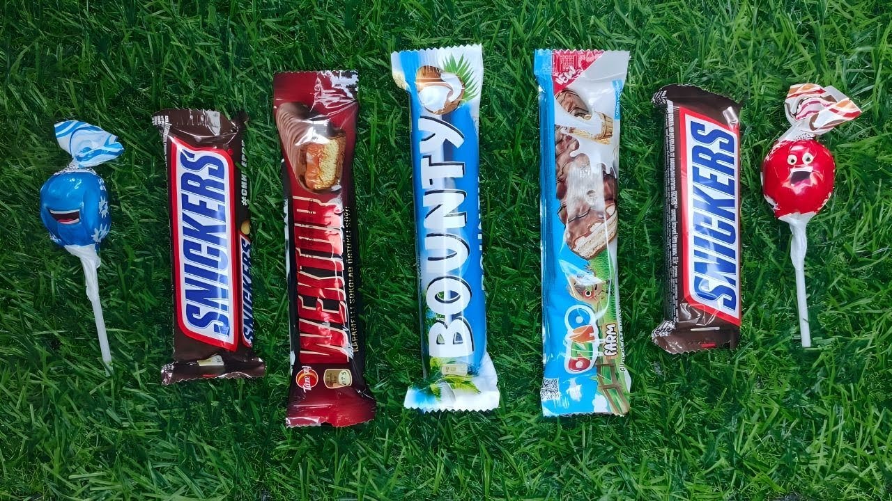 🎉ASMR Candy ULTIMATE CANDY LINE-UP 💥🍬 — SNICKERS • BOUNTY • CHOCO MIX🎉