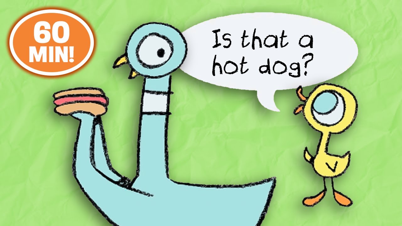 The Pigeon Finds A Hot Dog  🌭 🐦  + More Mo Willems Workshop Bedtime Stories for Kids