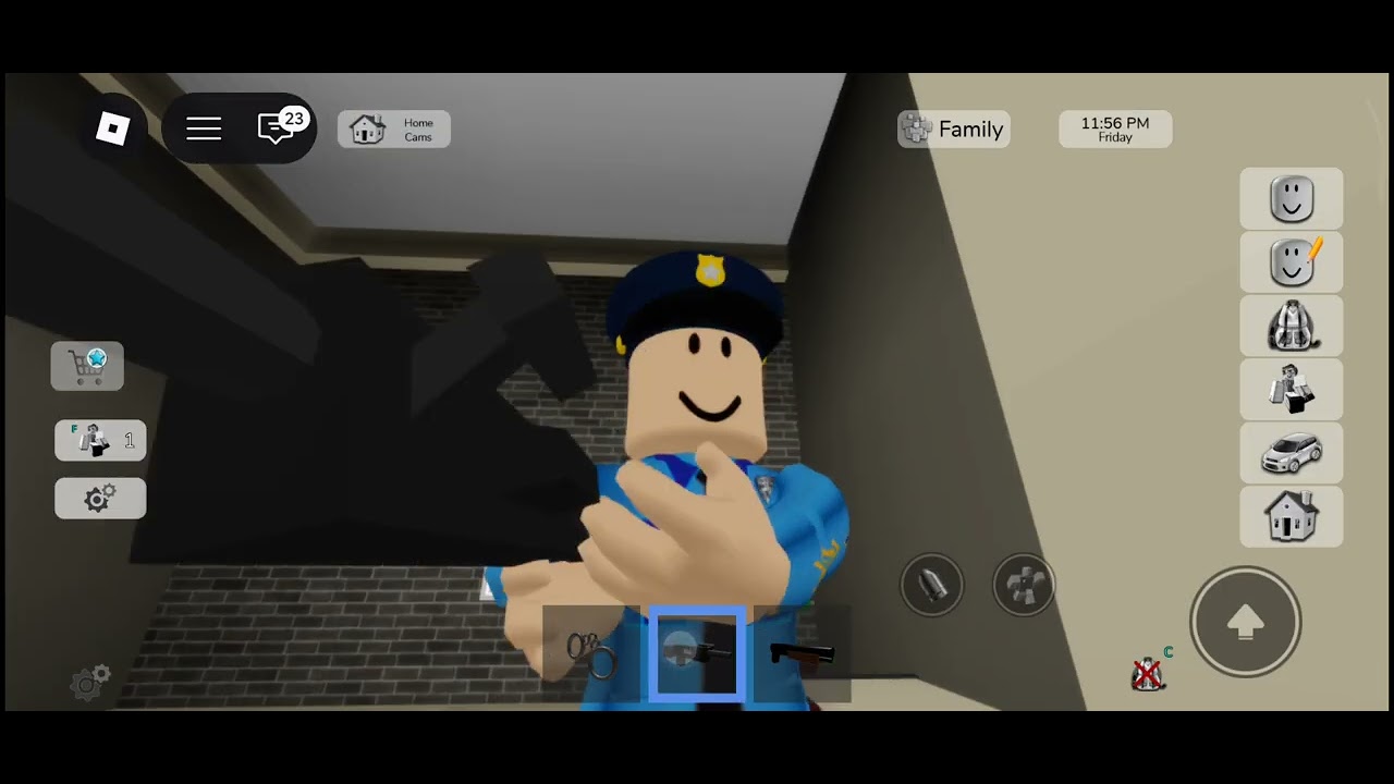 24 saat Polis oldum#roblox #brookhave #video