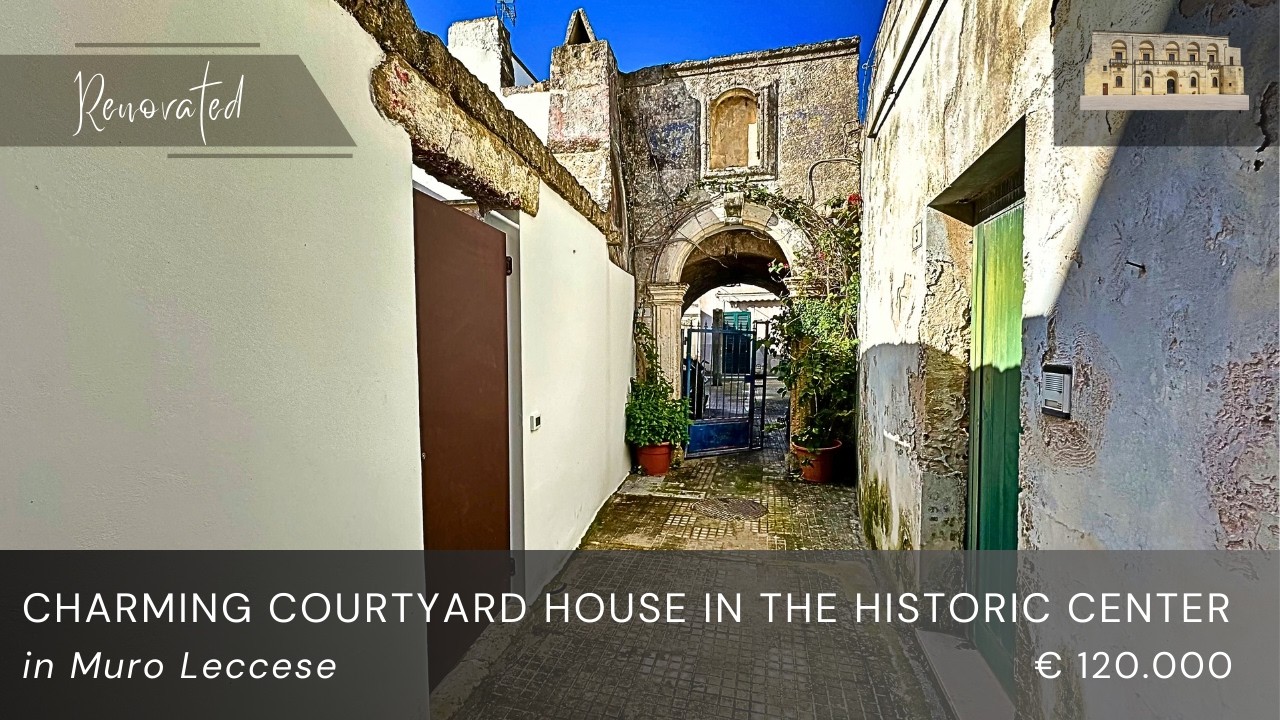 Among narrow alleys and living stone, an authentic home in the heart of Muro Leccese