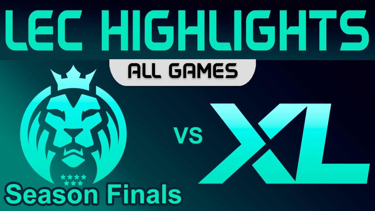 MAD vs XL ALL GAMES Highlights LEC Season Finals 2023 MAD Lions vs Excel by Onivia