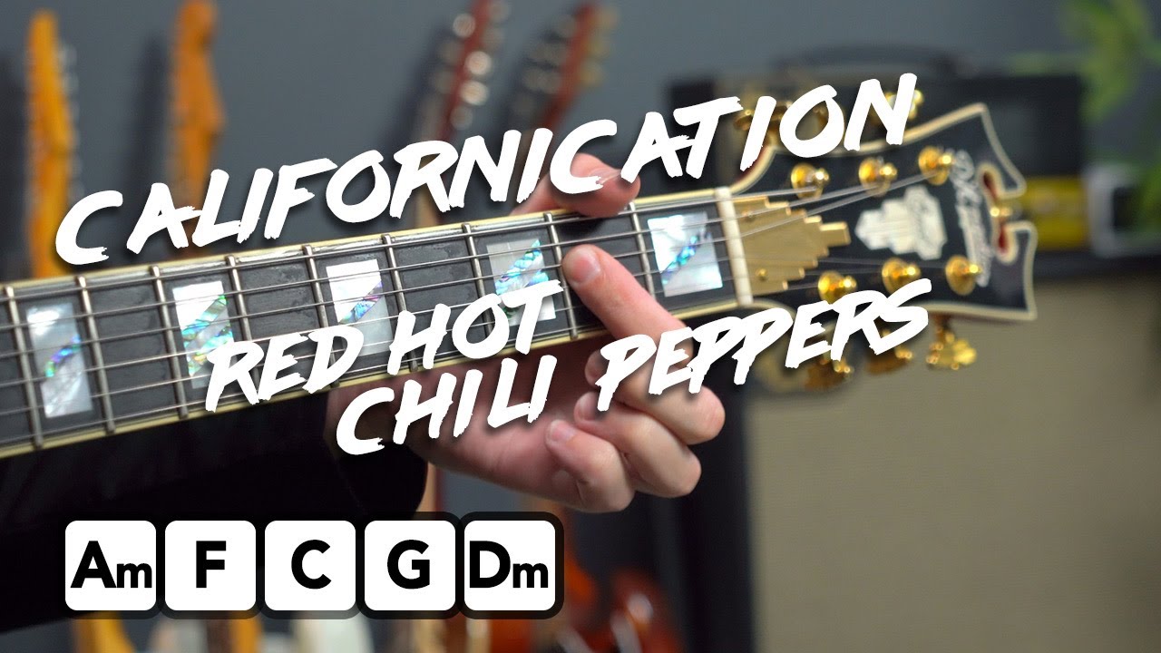 Red Hot Chili Peppers - Californication Guitar Lesson Tutorial ( All Chord & Riff sections )