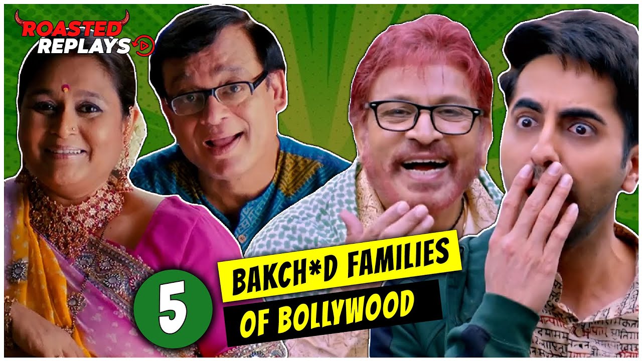 5 Bakch#d Families of Bollywood | Roasted Replays