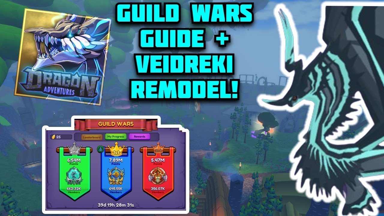Guild Wars Guide + Veidreki Remodel! // Dragon Adventures