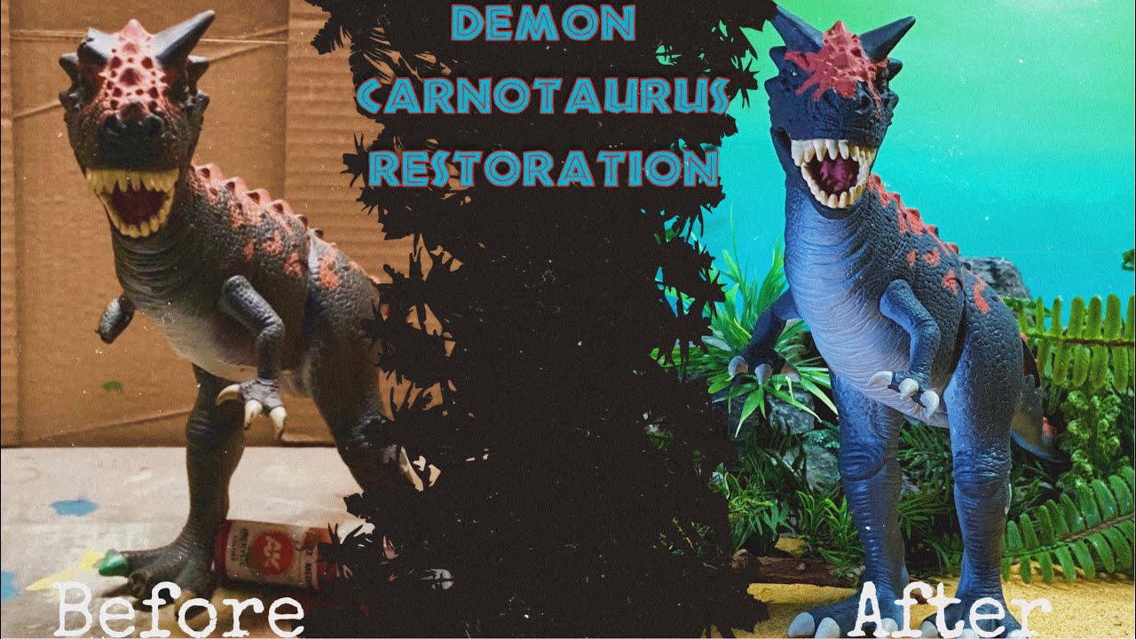 Jurassic Park 1994 Demon Carnotaurus Restoration
