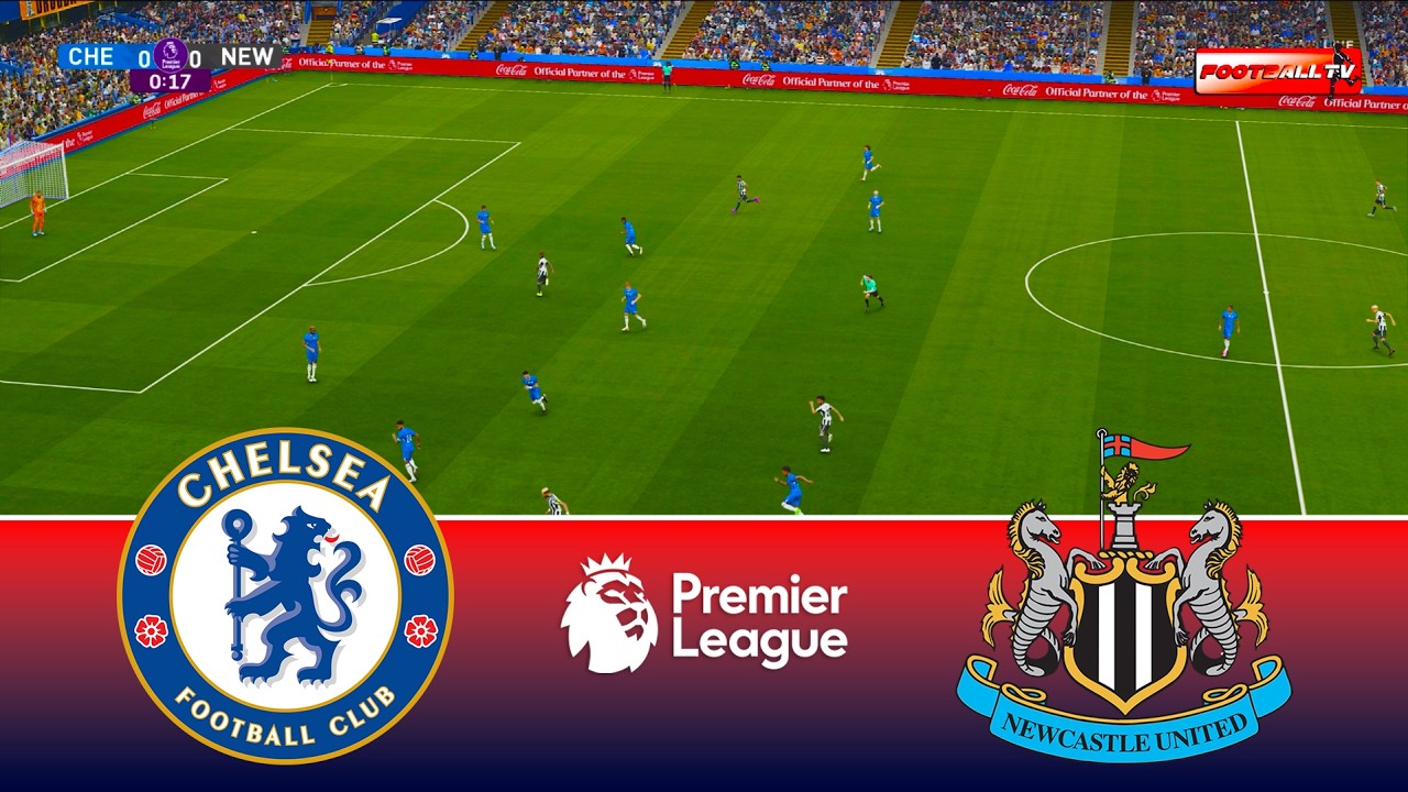 Chelsea vs Newcastle United - Premier League 2026 | Full Match All Goals | Pes 21 Gameplay