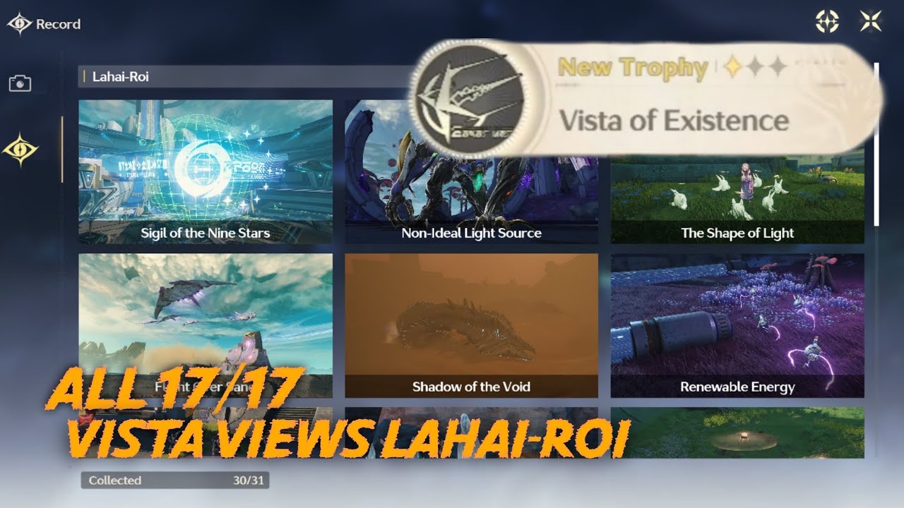 All 17/17 Vista Views Lahai-Roi | Vista Of Existence | Wuthering Waves Ver 3.0