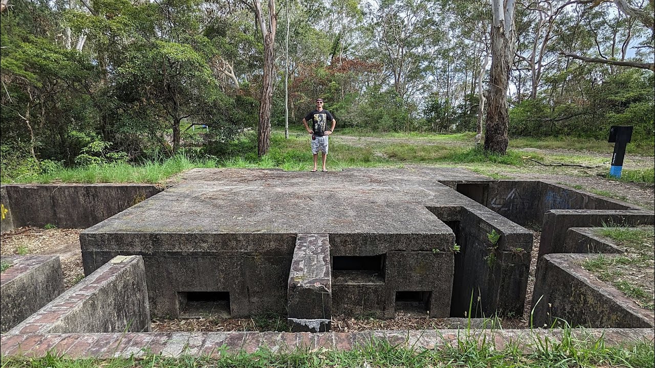 582-Wangi WWII Anti-Aircraft Gun Emplacement Wangi Wangi Lake Macquarie Hunter Region 26'..