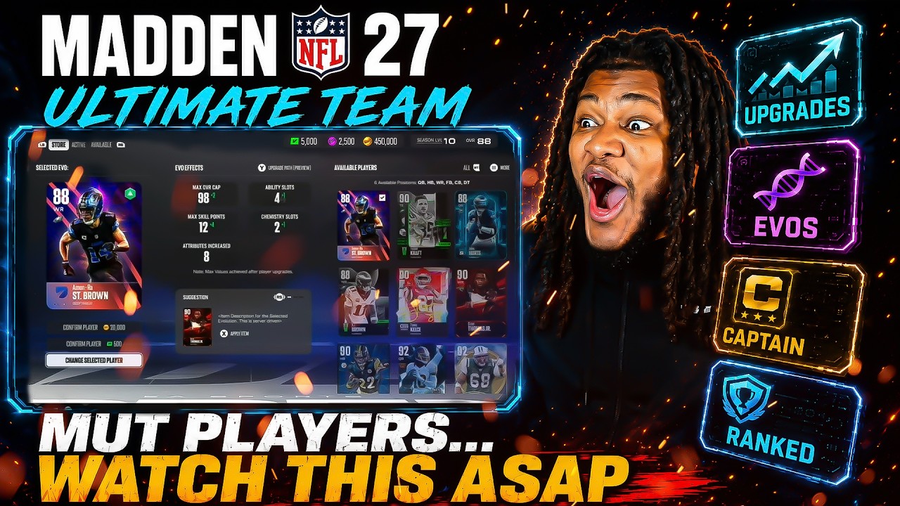 Игрокам MUT нужно срочно посмотреть этот анонс Madden 27
