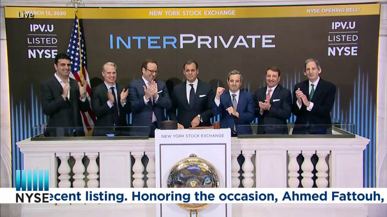 Interprivate Acquisition Corp. (NYSE: IPV.U) Rings The Opening Bell&reg;