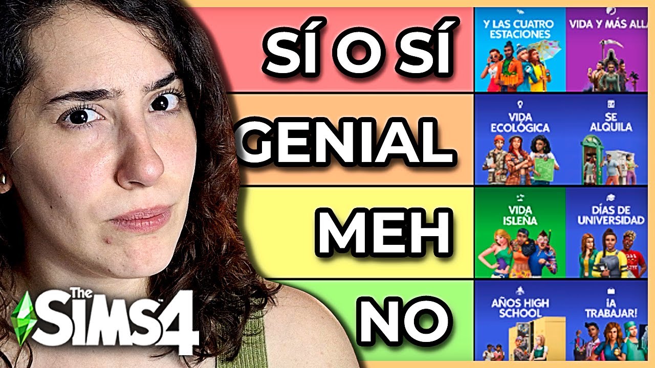 &iquest;Qu&eacute; Packs de Expansi&oacute;n de Los Sims 4 Valen la Pena?  🎄 Tier List Navide&ntilde;o 2024 🎁
