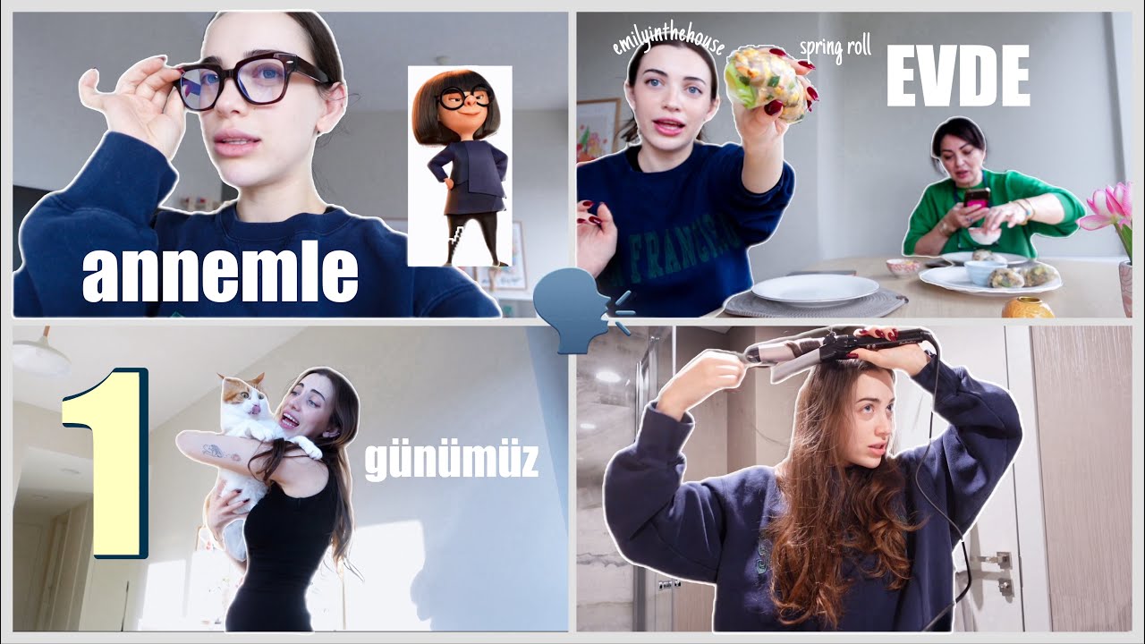🥒ANNEMLE EVDE 1 GÜNÜMÜZ🤳🏻🍝