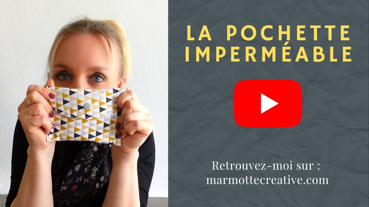 Créer une PETITE POCHETTE IMPERMEABLE en moins de 15 minutes #zérodéchet