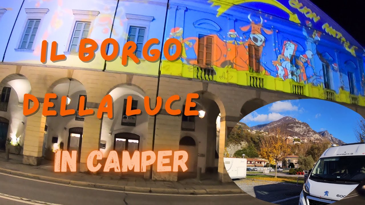 Area sosta camper per visitare uno dei Borghi più belli d'Italia. Lovere. Lago di Iseo.