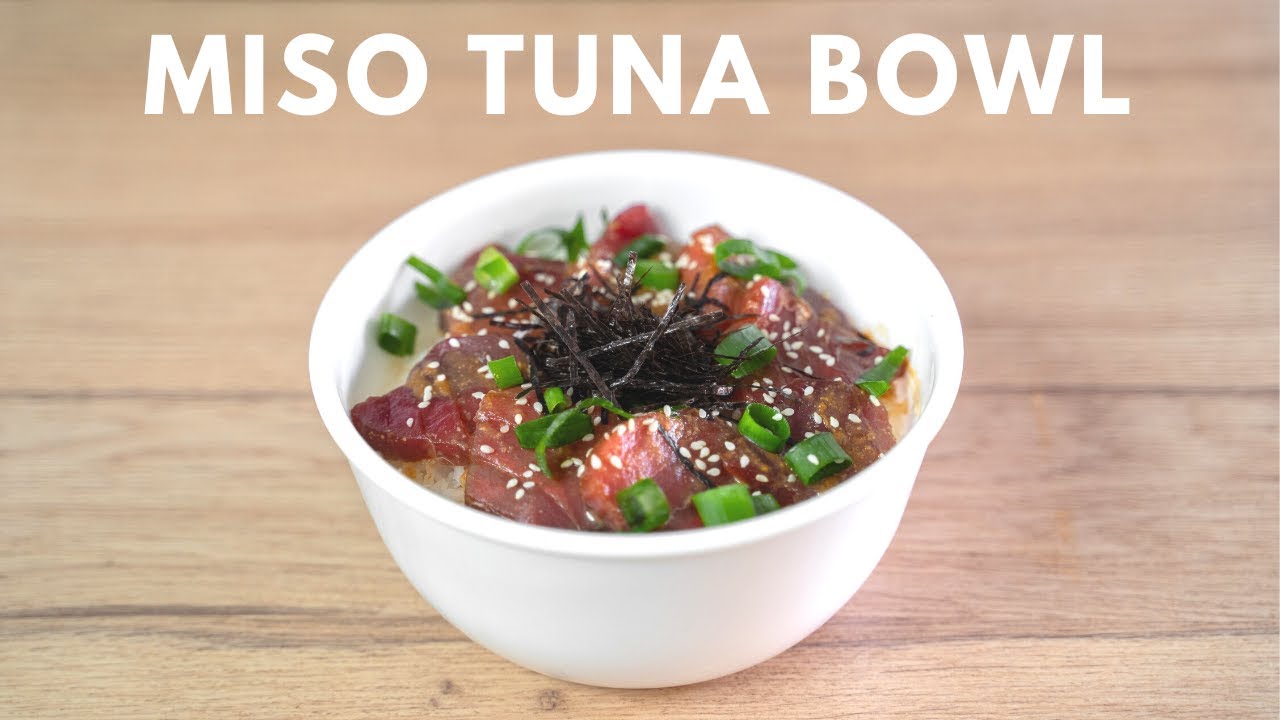 How to Make MISO TUNA DONBURI (QUICK & EASY Japanese Rice Bowl)