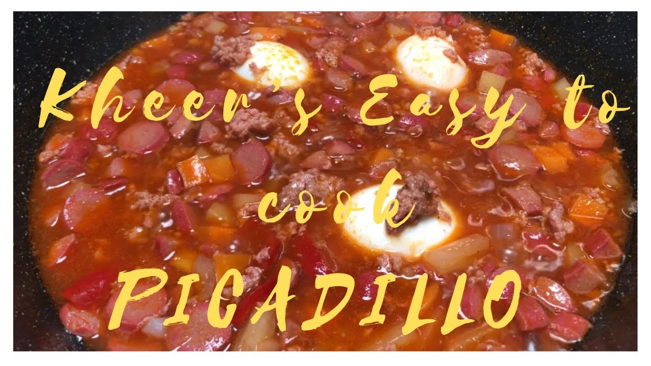 Kheer’s Easy to Cook Picadillo #ginilingrecipe #food