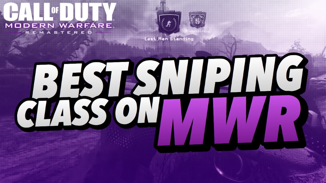 KVN - BEST! Sniping Class On MWR! (Class Setup)