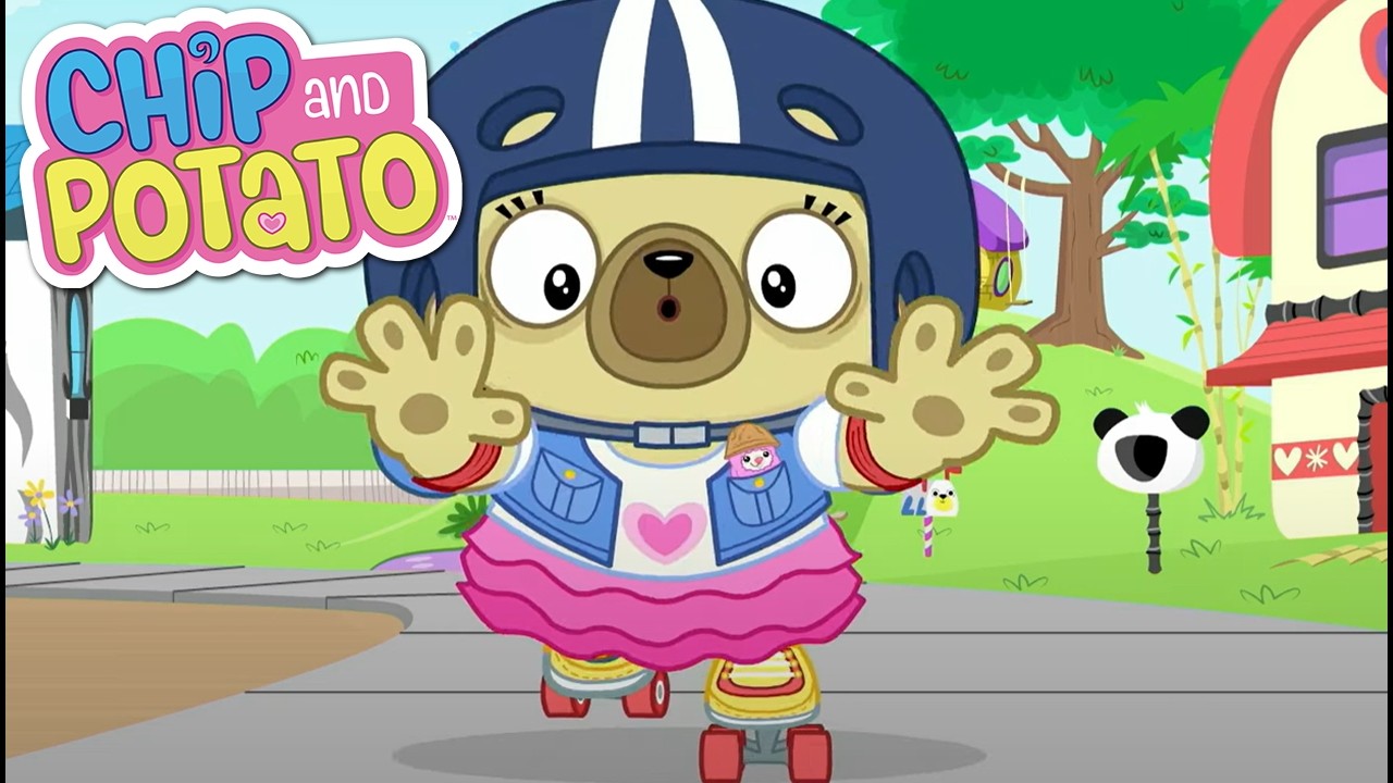 Rollerskating Grandma Day | Chip and Potato - WildBrain | Kid Movies