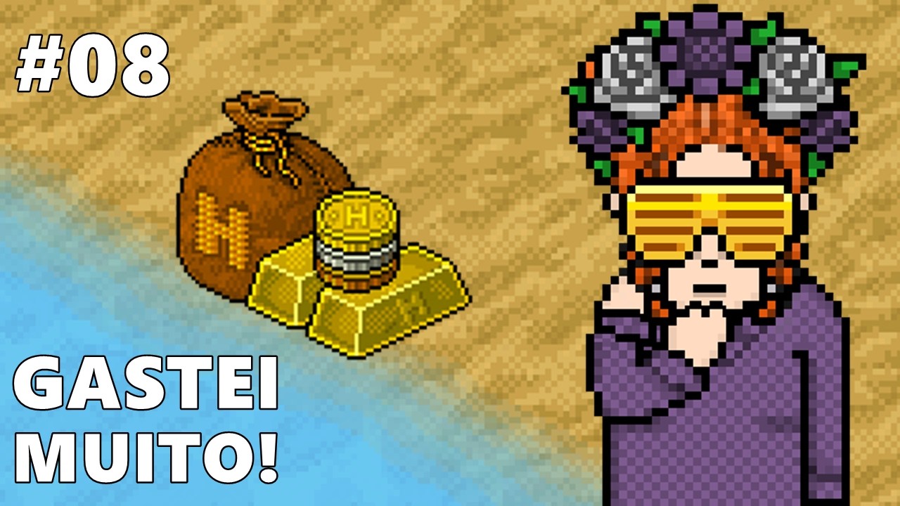 Do 0 ao IMPOSSÍVEL no Habbo 2 - Torrei minhas moedas! #08 🪙