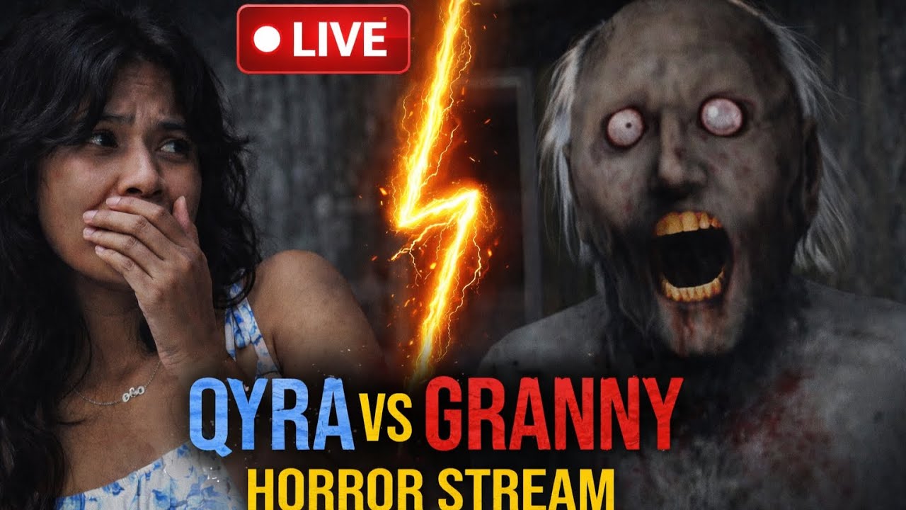 Beating Granny Easy Mode😱👻| horror live stream😨😭| QYRA LIVE