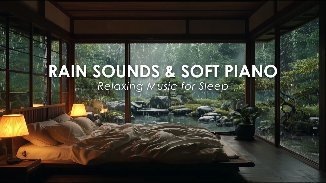 Piano & Rainfall Harmony: Relaxing Music to Ease Anxiety and Find Inner Peace
